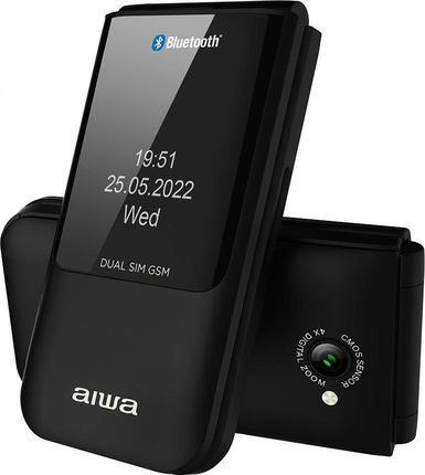 Telefon komórkowy Aiwa Telefon dla seniora AIWA FP-24BKMKII składany