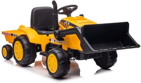 Lean Cars Traktor Na Akumulator Z Przyczepą S617 Żółty
