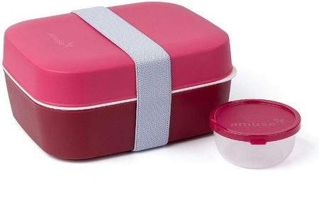 Amuse Lunchbox 3 w 1 rubinowy