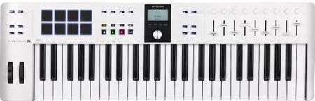 Arturia KeyLab Essential 49 mk3 White - uniwersalny kontroler MIDI USB