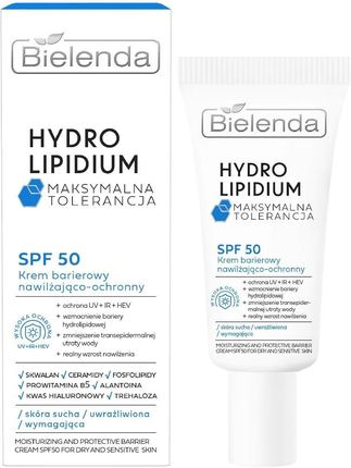 Krem Bielenda Hydro Lipidium Maksymalna Tolerancja Spf50 na dzień 30ml