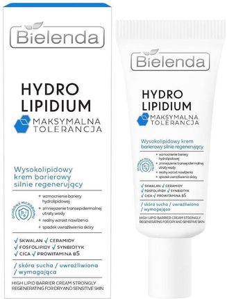 Krem Bielenda Hydro Lipidium Maksymalna Tolerancja Wysokolipidowy Barierowy Silnie Regenerujący na dzień i noc 50ml