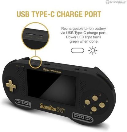 Hyperkin SupaBoy BlackGold (M08889BKC) - Ceny i opinie