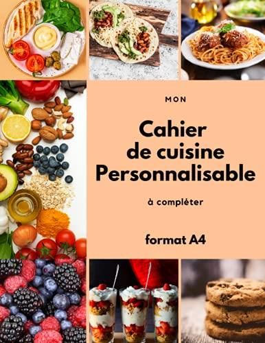 Mon Cahier De Cuisine Personnalisable Format A Compl Ter Carnet De Mes Recettes Page