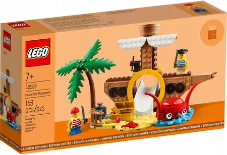 LEGO 40589 Plac zabaw ze statkiem pirackim