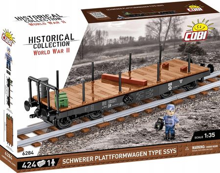 COBI Historical Collection Schwerer Plattformwagen Type Ssys (COBI-6284)