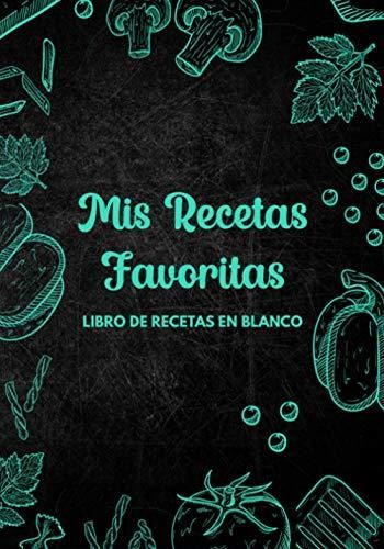 Libro De Recetas En Blanco Libreta De Cocina Personalizado Paginas Decoradas Para Escribir Y 2253