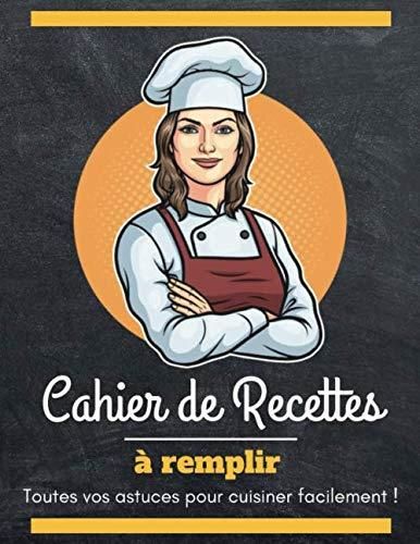 Cahier De Recettes a Remplir Illustration par Uness Desings · Creative  Fabrica