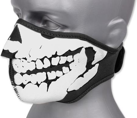 Maska neoprenowa 3D Skull - Czarny - 219292-BL - 101 Inc.