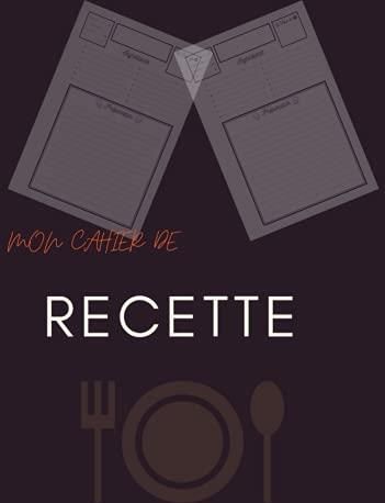 Buy On Carnet De Recettes: Recettes à Replir - Fiches De Recettes à Replir - Livre De Cuisine