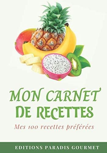 Mon Carnet De Recette Recettes De Cuisine Sur Pages D Cor Es Literatura Obcoj Zyczna