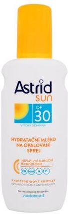 Astrid Sun Moisturizing Suncare Milk Spray Spf30 Preparat Do Opalania Ciała 200 ml