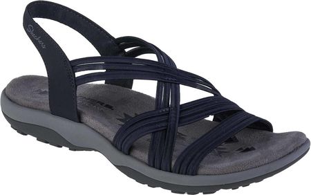 sandały damskie Skechers Reggae Slim Simply Stretch Sandals 163023-NVY