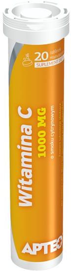 Witamina C 1000mg 20 Tabletek Musujących