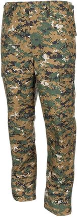Spodnie US Kampfhose Rip Stop digital woodland wzmocnienia na kolanach i pośladkach XL