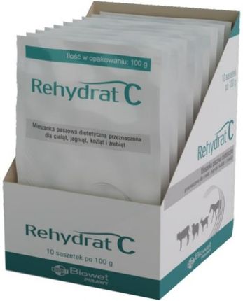 Biowet Puławy Rehydrat C - 10 Saszetek Po 100g Elektrolity