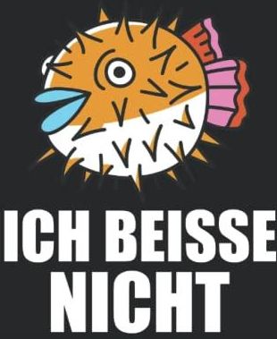 Kugelfisch Aquaristik Humor Fisch Aquarium Sprüche Notizbuch