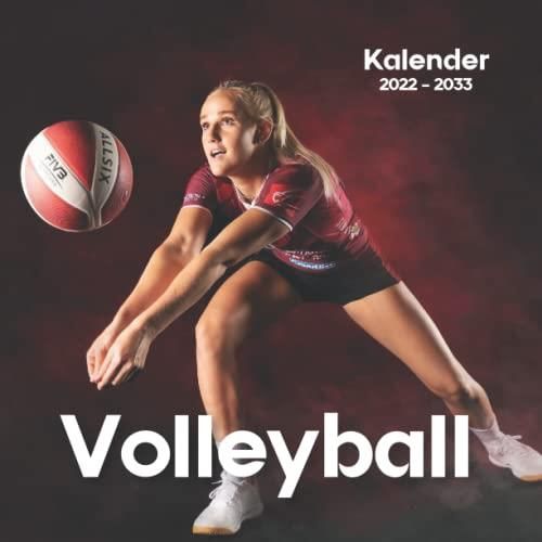 Volleyball Kalender: Wandkalender 2022 2023 - 8.5x8.5 inches - Geschenke für Familie und Freunde 