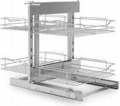 Zdjęcie Nomet Kosz Narożny Magic Corner 1200 P/L Srebrny - Siedliszcze