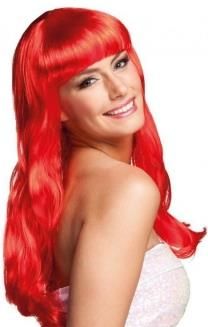 Peruka Chique Falowane Czerwone Włosy Godan