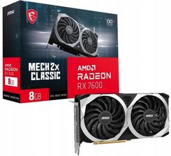 Zdjęcie MSI RADEON RX7600 2X CLASSIC OC 8GB GDDR6 - Paczków