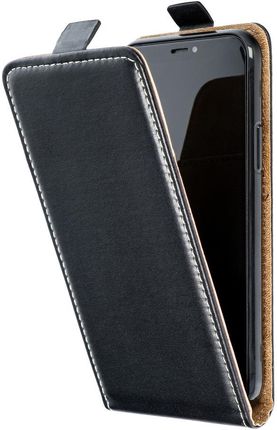 Partner Tele Etui Pionowe Samsung Galaxy A12/M12 Czarny Szkło