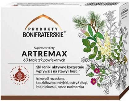 Produkty Bonifraterskie Artremax 60Tabl. Powlekanych