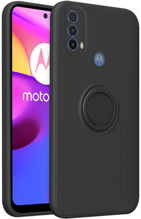 Nemo Etui Motorola Moto E20 / E30 / E40 Silicone Ring Czarne