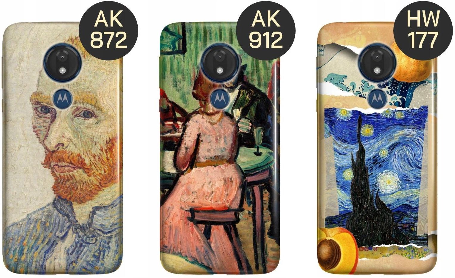 Hello Case Etui Do Motorola Moto G Power Van Gogh Guma Etui Na