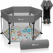 Zdjęcie Lionelo Roel Grey Multicolor kojec dla dziecka - Dobre Miasto