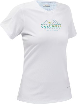 Columbia Koszulka Turystyczna Damska Z Krótkim Rękawem Zero Rules Graphic Crew