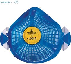Delta Plus Spidermask P2 1+5 Opakowanie 1 Półmaska I 5 Wymiennych Wkładów Filtrujących Ffp2 Niebieski