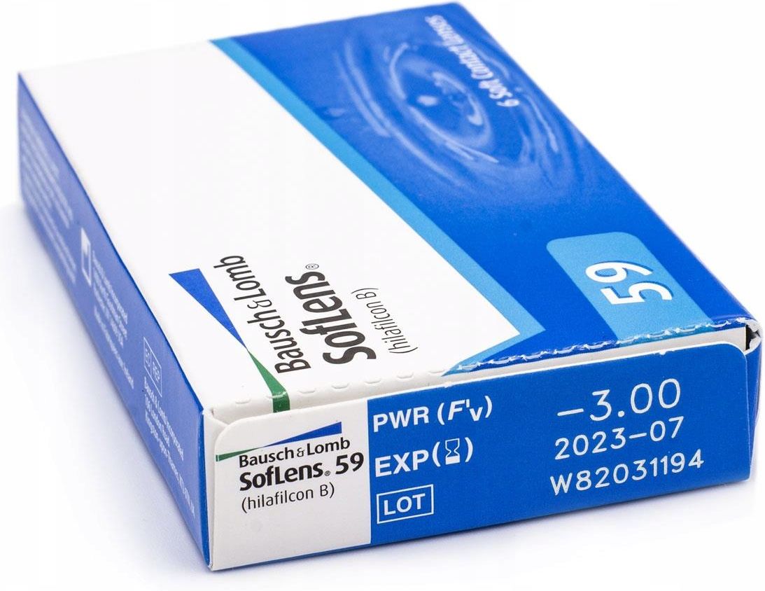 Soczewki Bausch&Lomb SofLens 59 B -5,25 8.6 3szt. - Opinie I Ceny Na ...