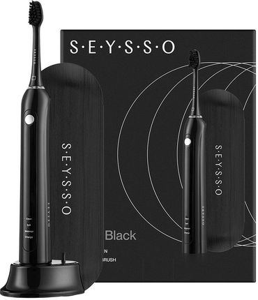 Seysso Carbon Basic Black Szczoteczka soniczna z etui podróżnym