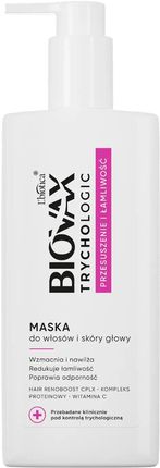 BIOVAX - Trychologic, Przesuszenie i Łamliwość, maska do włosów i skóry głowy, 200 ml