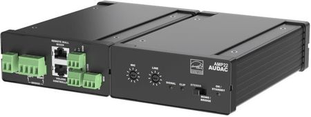 Audac Amp22 - Mini Wzmacniacz Stereo 2 X 15W - Zbalansowane Wejście Liniowe I Mikrofonowe + Wp2Xx (2SA0813)