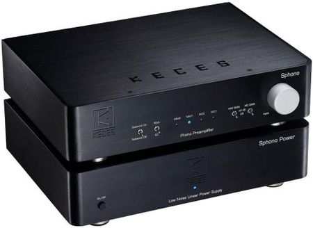 Keces Audio Przedwzmacniacz Gramofonowy + Dedykowany Zasilacz - Sphono + Sphono Power (A86A130EC)