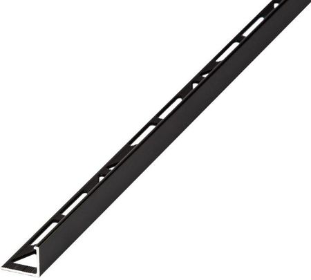 Diall Profil Narożny Aluminiowy 12,5mm Zewnętrzny Czarny Mat 2,5M