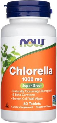 Now Foods Chlorella 1000 Mg 60 tabl