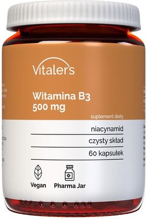 Vitaler'S Witamina B3 500 Mg (Niacynamid) 60 Kaps