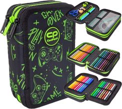 Zdjęcie Piórnik CoolPack Jumper 3 z wyposażeniem Game Night - Ostroróg