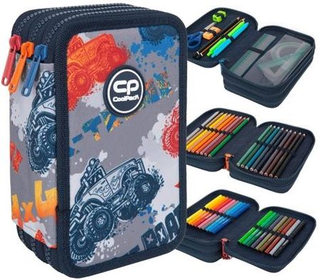 Piórnik CoolPack Jumper 3 z wyposażeniem Offroad