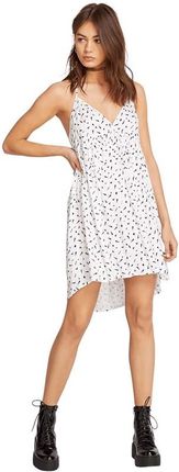 sukienka VOLCOM - Vol Dot Com Dress White (WHT) rozmiar: S