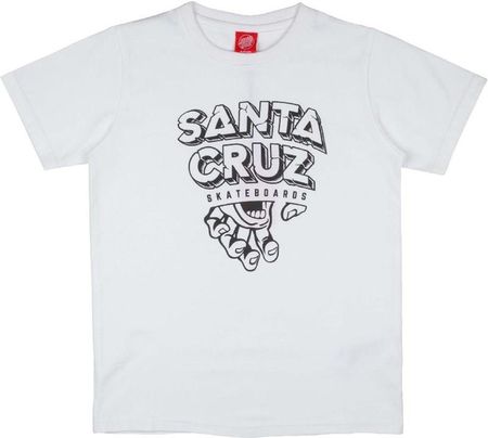 koszulka SANTA CRUZ - Youth Inherit T-Shirt White (WHITE) rozmiar: 10-12