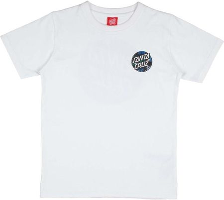 koszulka SANTA CRUZ - Youth Dot Splatter T-Shirt White (WHITE) rozmiar: 10-12