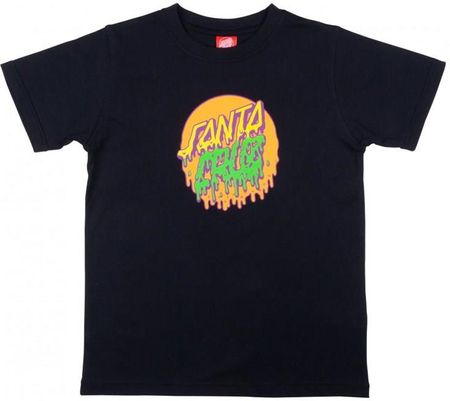 koszulka SANTA CRUZ - Rad Dot T-Shirt Black (BLACK) rozmiar: 12-14