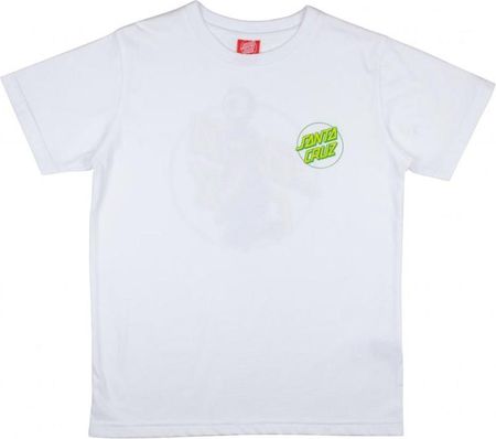 koszulka SANTA CRUZ - Grip Dot T-Shirt White (WHITE) rozmiar: 10-12