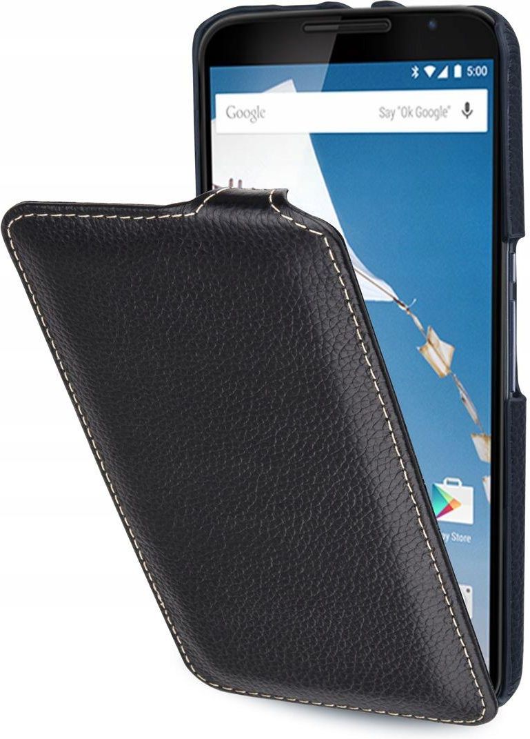 StilGut cover a libro compatibile con Google Pixel 4a 5G custodia in pelle ultrasottile, apribile di 360 gradi, cover in pelle - nero