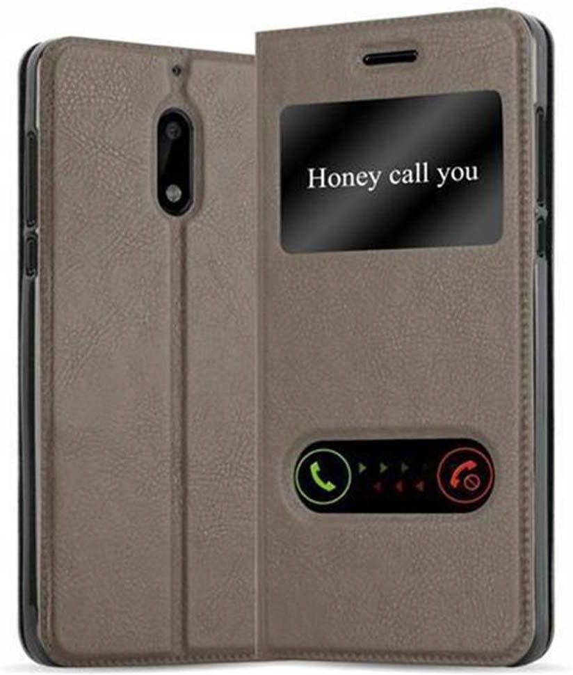 Custodia Flip Cadorabo Per Nokia 6 (2017) In Pelle Sintetica Nera Con Chiusura Magnetica - 2