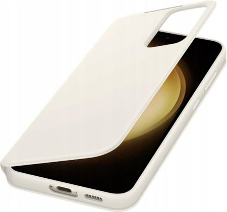 Etui Smart View Wallet Case Galaxy S23+ Plus cream